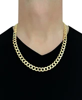 24" Curb Link Chain Necklace (10mm) in Solid 10k Gold