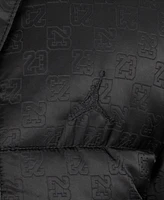 Jordan Big Kids Neutral 23 Jacquard Faux Down Fill Jacket