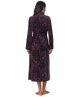 Lauren Ralph Women's Paisley Velvet Shawl-Collar Robe