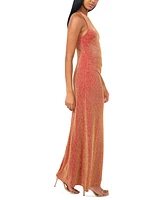 Parker Women's Metallic-Accent High-Neck Maxi Dress