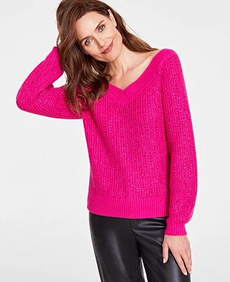 INC Embellished Sweater, Created for Macy's