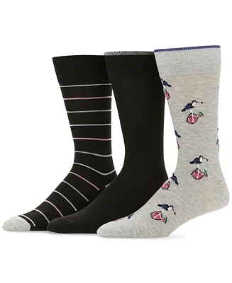 Perry Ellis Portfolio Men's 3pk. Festive Graphic Socks