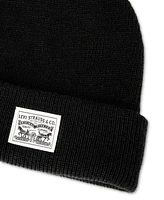 Levi's Men's Ribbed Logo Beanie