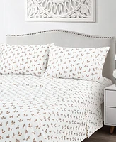 Fairfield Square Collection 300-Thread Count Metallic Cotton 4-Pc. Sheet Set, Full, Exclusively at Macy's