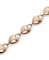 Olivia Burton Women's Locked Heart Rose Gold Plated Bracelet