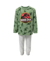 Jurassic World Boys Jurassic Park T-Rex Fleece Pullover Sweatshirt and Pants Set to