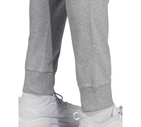 adidas Men's Quick-Drying Fitted-Cuff Logo Pants