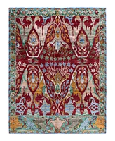 Adorn Hand Woven Rugs Indian Ooak M8517 8'1''x10'1'' Area Rug