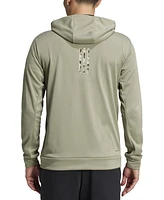 adidas Men's Aeroready Camo-Accent Full-Zip Hoodie