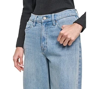 Dkny Jeans Women's High-Rise Wide-Leg