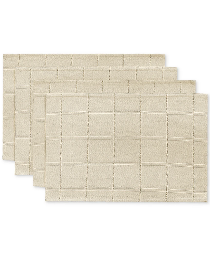 Izod Chadwick Lurex Placemats, Set of 4