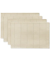 Izod Chadwick Lurex Placemats, Set of 4