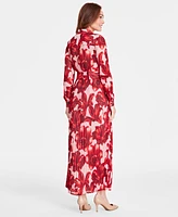 I.n.c. International Concepts Women's Floral-Print Pleated Utility Shirtdress, Created for Macy's