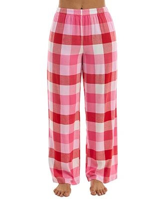 Roudelain Women's Printed Flannel Pajama Pants