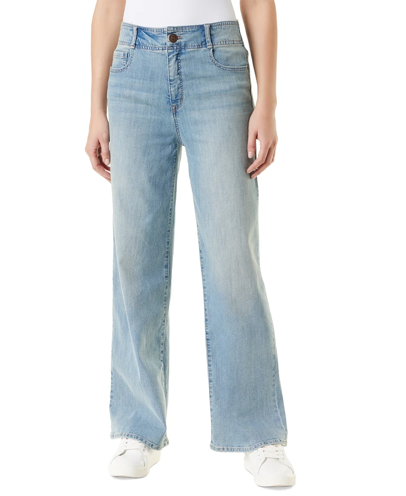 Gloria Vanderbilt Women's Shape Effect Wide-Leg Jeans