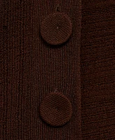 Mango Women's Buttons Detail Semitransparent T-Shirt