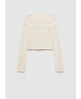 Mango Women's Open Work-Detail Sweater