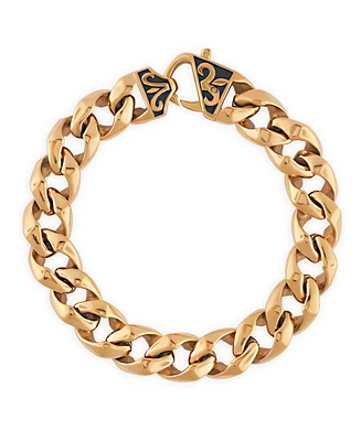 Rhona Sutton Gold Regal Chain Stainless Steel Bracelet