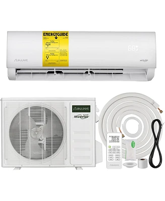 Jinjunye 9000BTU Mini Split Air Conditioner Ductless Inverter Heat Pump, 208