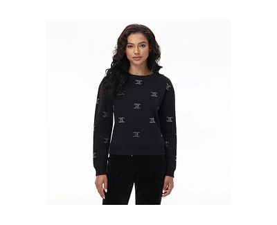 Juicy Couture Women's Bling Fleece Sweatshirt