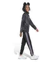 adidas Big Girls Long Sleeve Printed Classic Tricot Track, 2-Piece Set