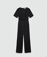 Mango Women's Knotted Modal Jumpsuit