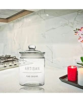 Amici Home Stockholm Glass Round Canister - Storage