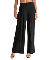 Steve Madden Women's Angelica Pleated Wide-Leg Pants