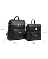 Luli Bebe Toddler Petit Monaco Diaper Bag Backpack, Made from Luxury Materials with Stylish Exterior, Spacious Interior for all Baby Products