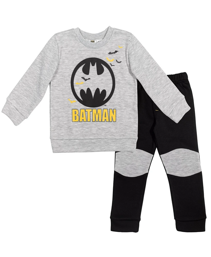 Dc Comics Boys Justice League Batman Sweatshirt and Pants Set to