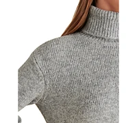 Steve Madden Women's Abbie Turtleneck Sweater Dress