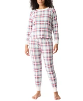 Gap GapBody Women's Packaged Ribbed Printed Jogger Pajama Set