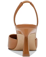 Steve Madden Women's Finlee Pointed-Toe Kitten-Heel Slingback Pumps