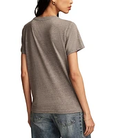 Lucky Brand Women's Hendrix Circle Glitter Classic Graphic T-Shirt