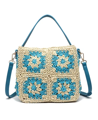 Like Dreams Meadow Mini Straw Tote Bag