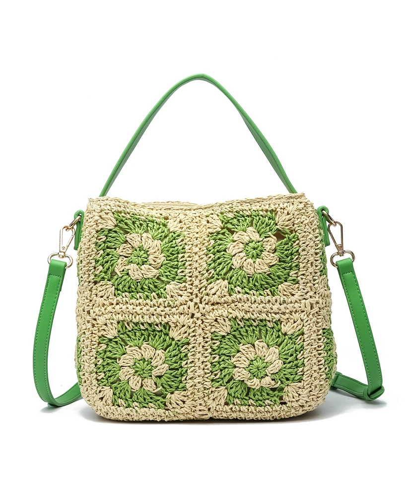 Like Dreams Meadow Mini Straw Tote Bag