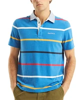 Nautica Men's Classic-Fit Striped Rugby Polo