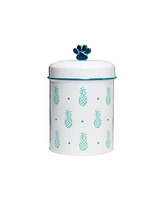 Amici Pet Pineapple Metal Canister