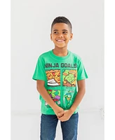 Teenage Mutant Ninja Turtles Boys Leonardo Michelangelo Raphael 2 Pack T-Shirts to