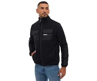 Bench Dna Men's Anders Double Patch Pocket Zip-Up Sherpa