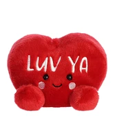 Aurora Mini Luv Ya Candy Heart Palm Pals Adorable Plush Toy Red 5"