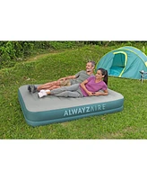 Bestway AlwayzAire 14" Inflatable Air Mattress Bed with Rechargeable Pump, Queen