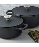 BergHOFF Leo Phantom 4pc Nonstick Ceramic Stockpot Set, Recycled