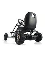 hauck Lightning Ergonomic Pedal Ride On Go Kart Toy for Boys and Girls, Black