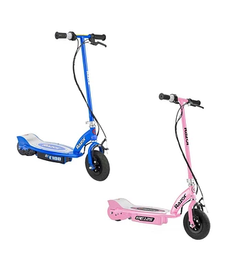 Razor Electric Powered Motorized Ride On Kids Scooters, Blue & Pink (2 Pack)