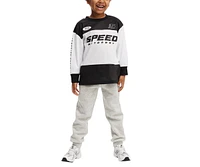 Cotton On Boys Little/Big Long Sleeve Mesh Sport Tee