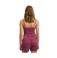 Cotton On Women's Textured Super Soft Short