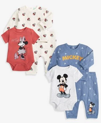 Disney Baby Mickey Mouse Minnie Mouse Quilted Shirt Bodysuit Pants Sets