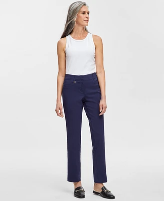 Jm Collection Women's Slim-Leg Curvy-Fit Pants, Regular & Short Lengths, Created for Macy's