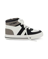 Dkny Little and Big Boys Ashton Tony High Top Sneaker